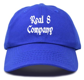 Real 8 Embroidered Hatt