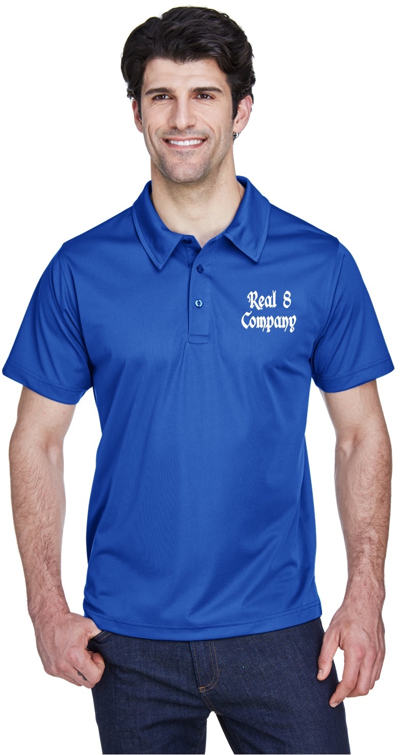 Real 8 Embroidered Polo Shirt