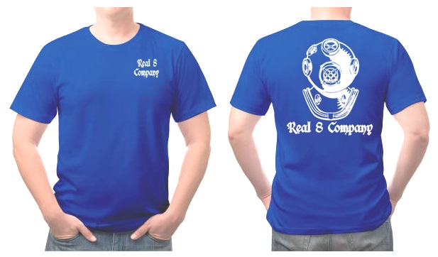 Real 8 Short Sleeve Printed T-Shirt